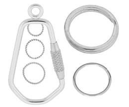 Sterling Silver Jumprings, Key Rings And Splitring